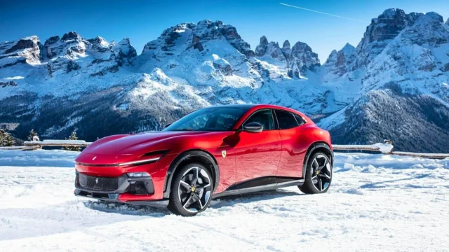 New Ferrari Purosangue available for Rent 🏎️ #luxurycarhire #rentalcar #ferrari #fortedeimarmi #luxuryservice #picoftheday
